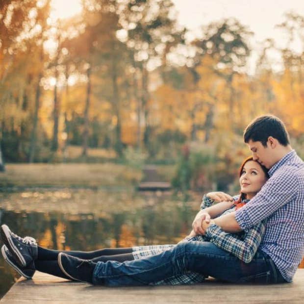 guy and girl sitting together