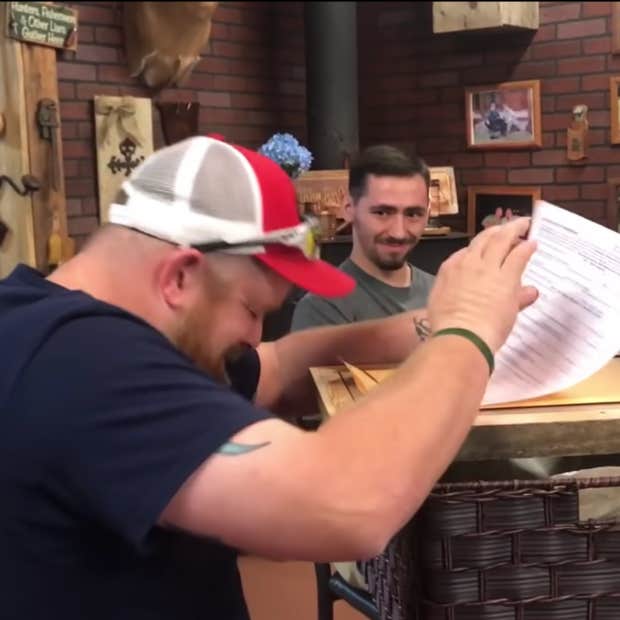 stepson surprises stepdad with adoption papers for father&#039;s day