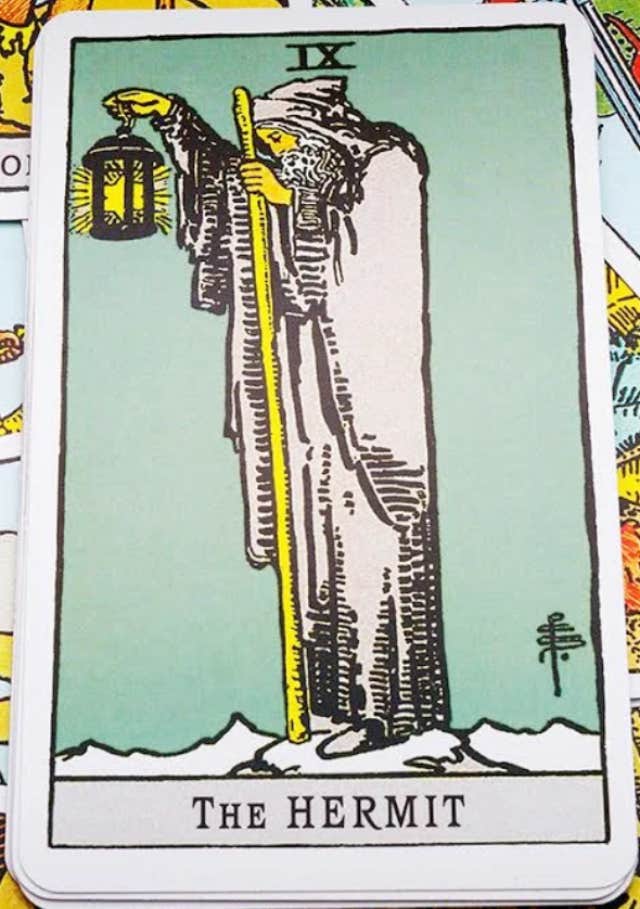 hermit tarot card