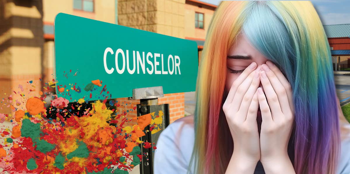 Teenager, shocked and crying after school accused her of bulimia