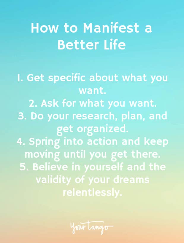 how to manifest a better life