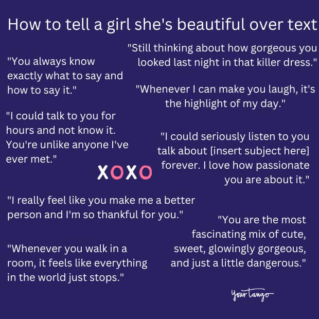 how to tell a girl she&#039;s beautiful over text