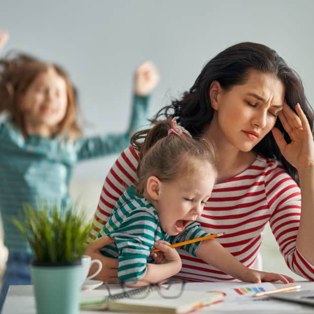 husband calls wife to ask what she is feeding their kids while she&#039;s away on a trip.