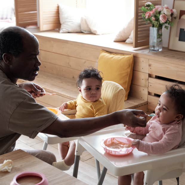 husband calls wife to ask what she is feeding their kids while she&#039;s away on a trip.