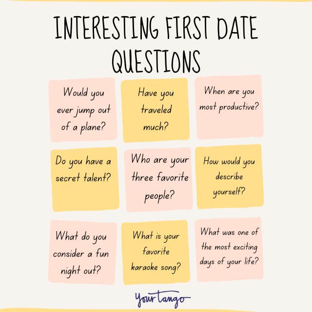Interesting first date questions