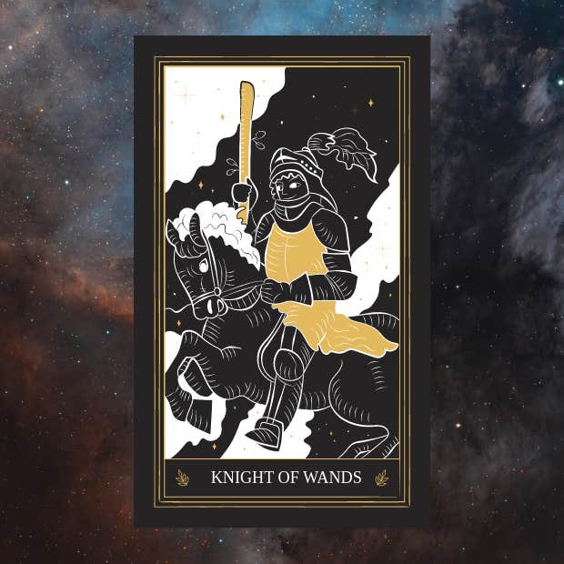 libra weekly tarot horoscope knight of wands