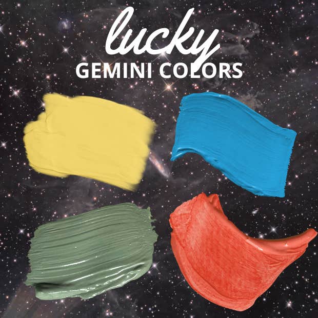lucky gemini colors chart