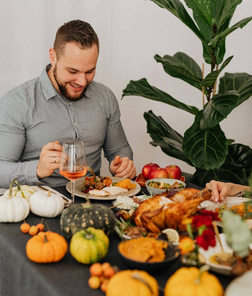 man feels conflicted about spending holidays with his siblings