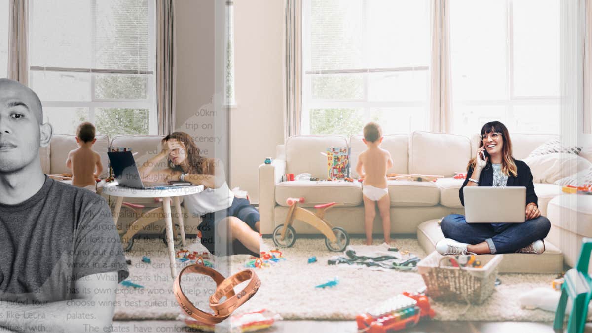 Men, Beware: The "Great Divorce" Is Here Woman feeling trapped by husbands bad behavior, turning the page- same chaos yet so much calmer