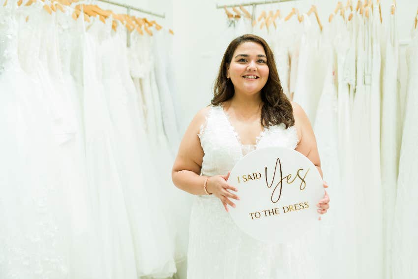 plus size woman wedding dress shopping yes to the dress
