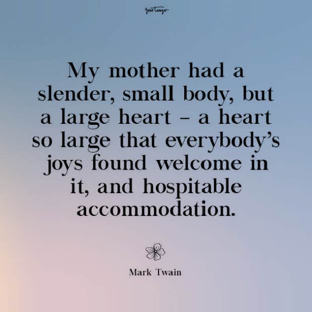 Mark Twain missing mom quote