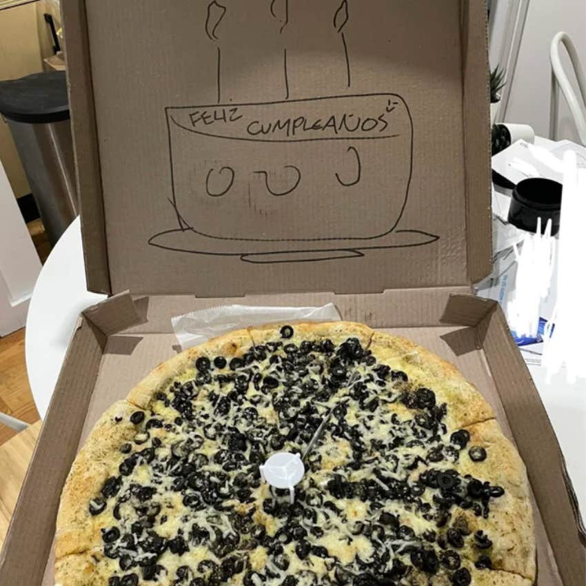 Pizza Shop Workers Go Above And Beyond For Sad Customer Celebrating A Birthday All Alone