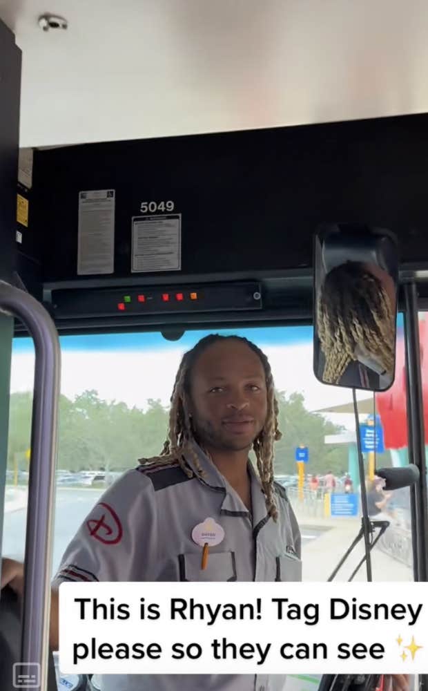 disney bus driver sings to passengers