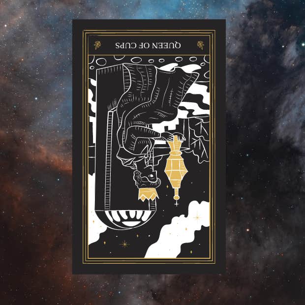 sagittarius tarot horoscope queen of cups reversed