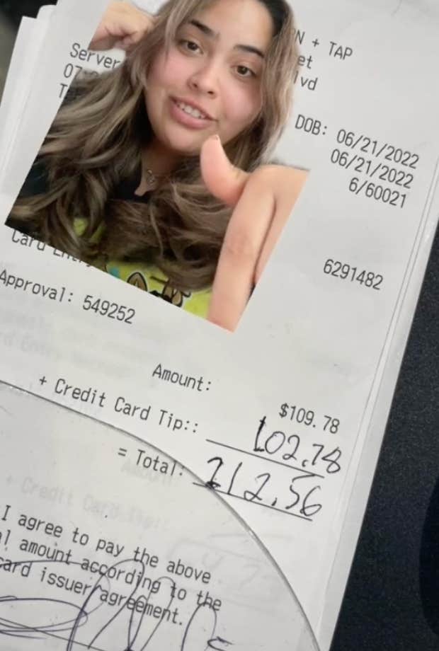server fired after receiving $100 tip from customer