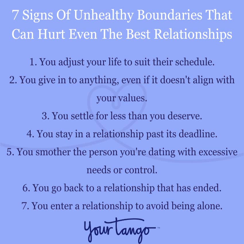 signs of unhealthy boundaries that can hurt even the best relationships