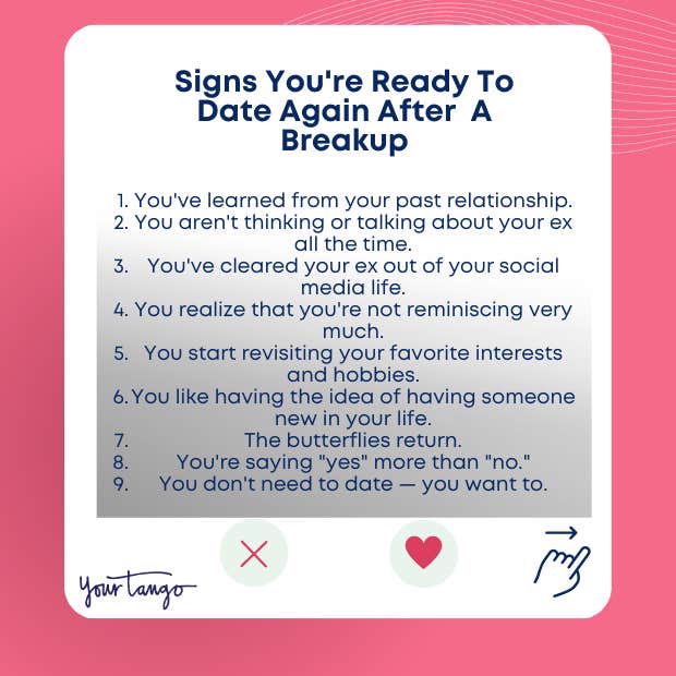 Signs you&#039;re ready to date again after breakup