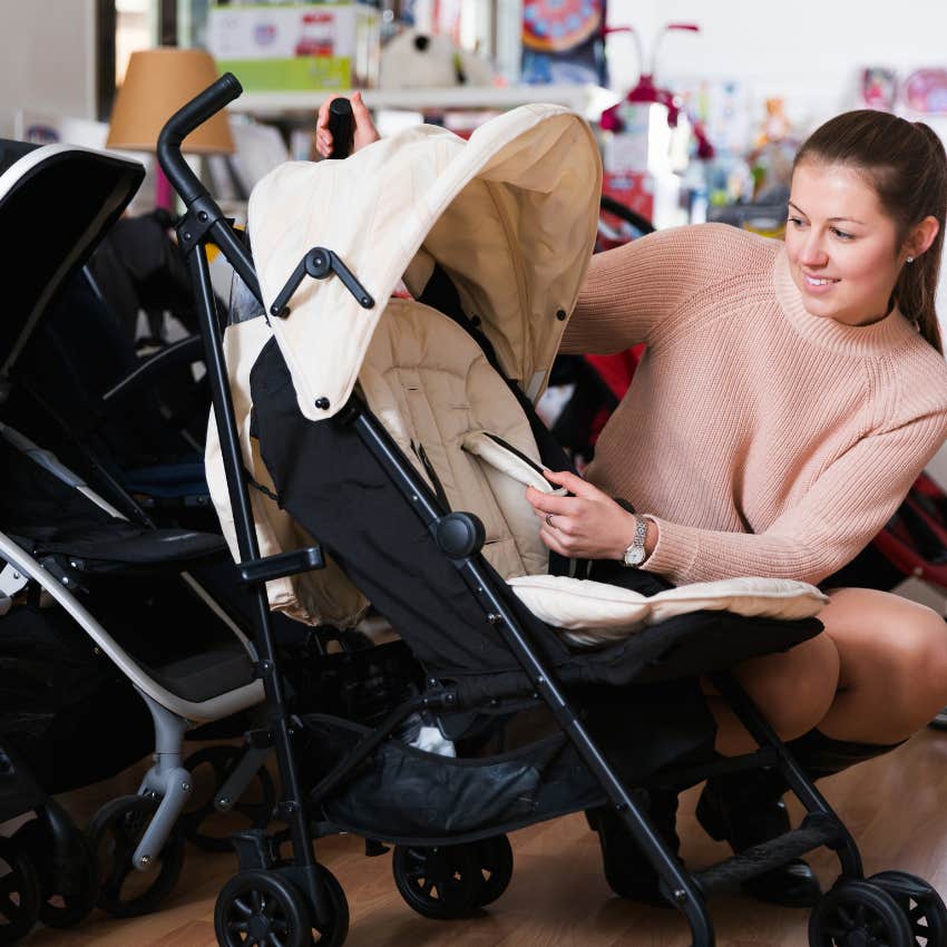 husband asks if his wife has the right to buy an expensive stroller