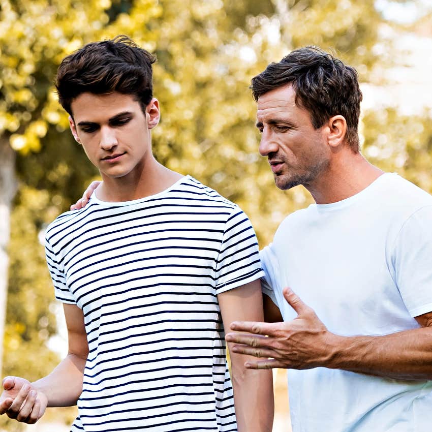 dad makes tasteless joke after son comes out to him