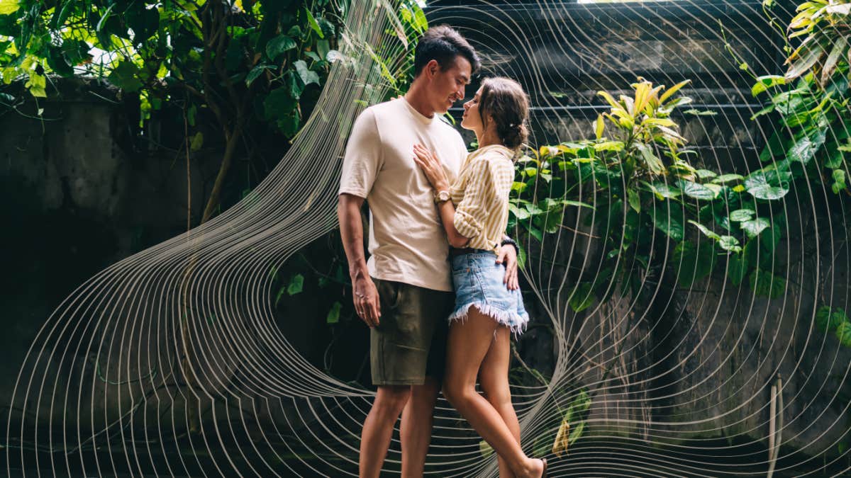 Things Smart Women Know That Keep Their Man Faithful Woman loving on her husband affectionately