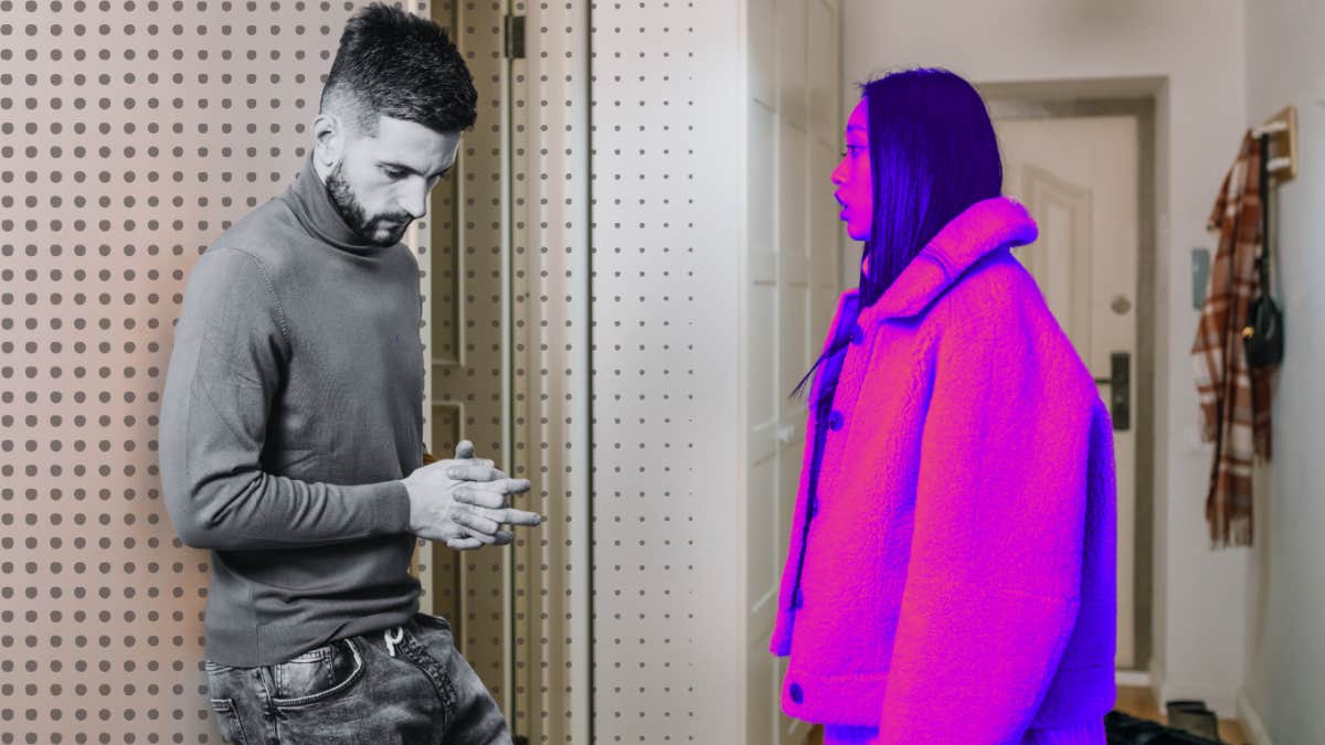 The Top 7 Charisma-Killing Mistakes For Men couple talking, man not showing emotion