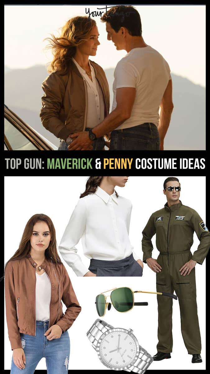 Maverick and Penny Top Gun Costume Ideas