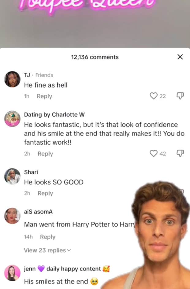 women reacting to men&#039;s hair transformation shows difference between how sexes treat others online