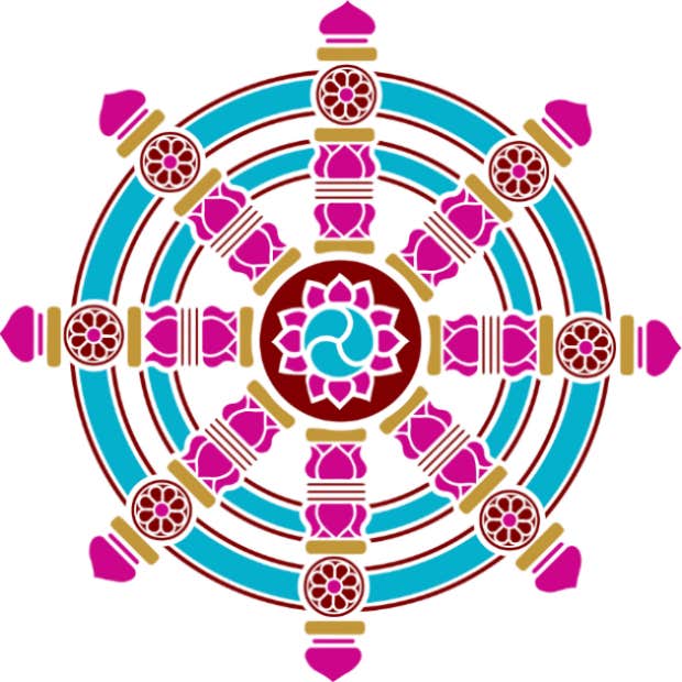 circle symbolism wheel of dharma