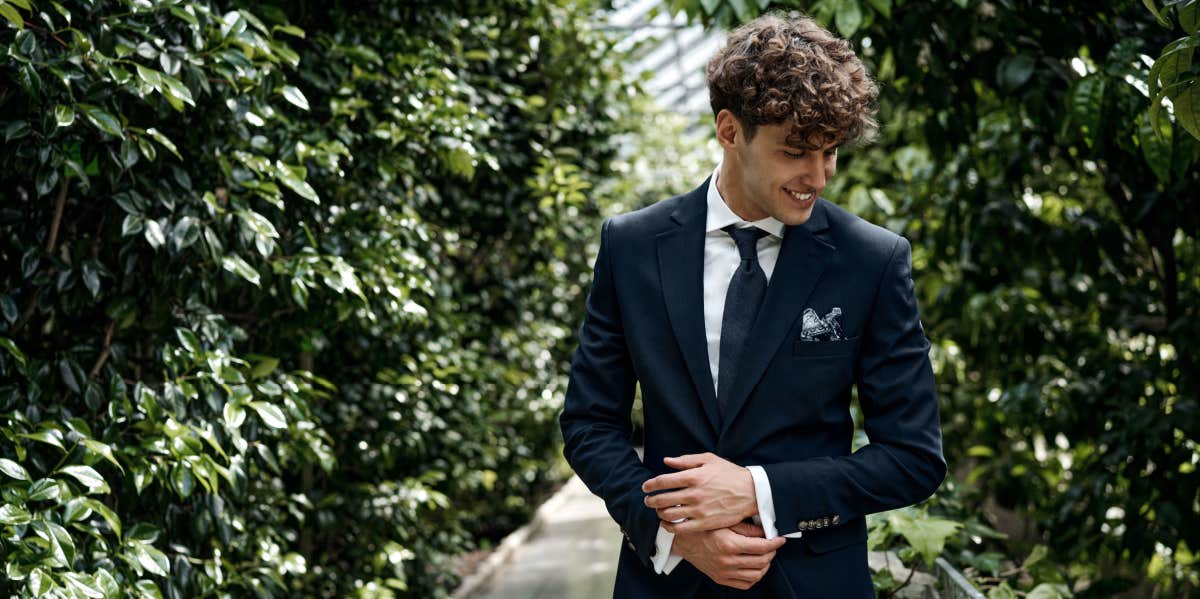 Why Married Men Think They're Way More Attractive Than They Actually Are Groom on his wedding day