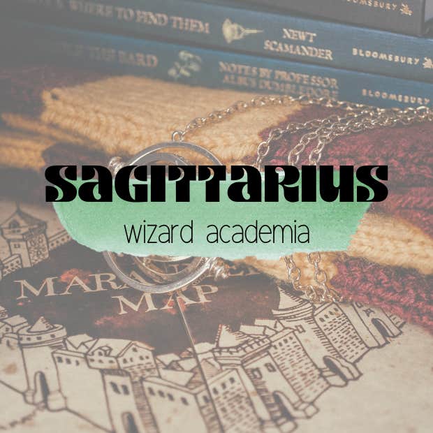 sagittarius academia aesthetic