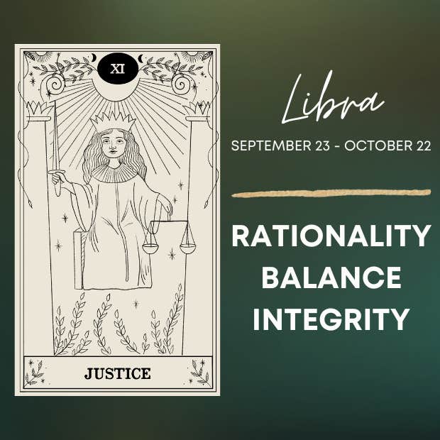 libra zodiac tarot