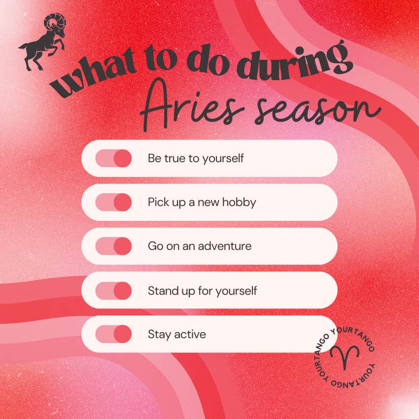 aries season to do list