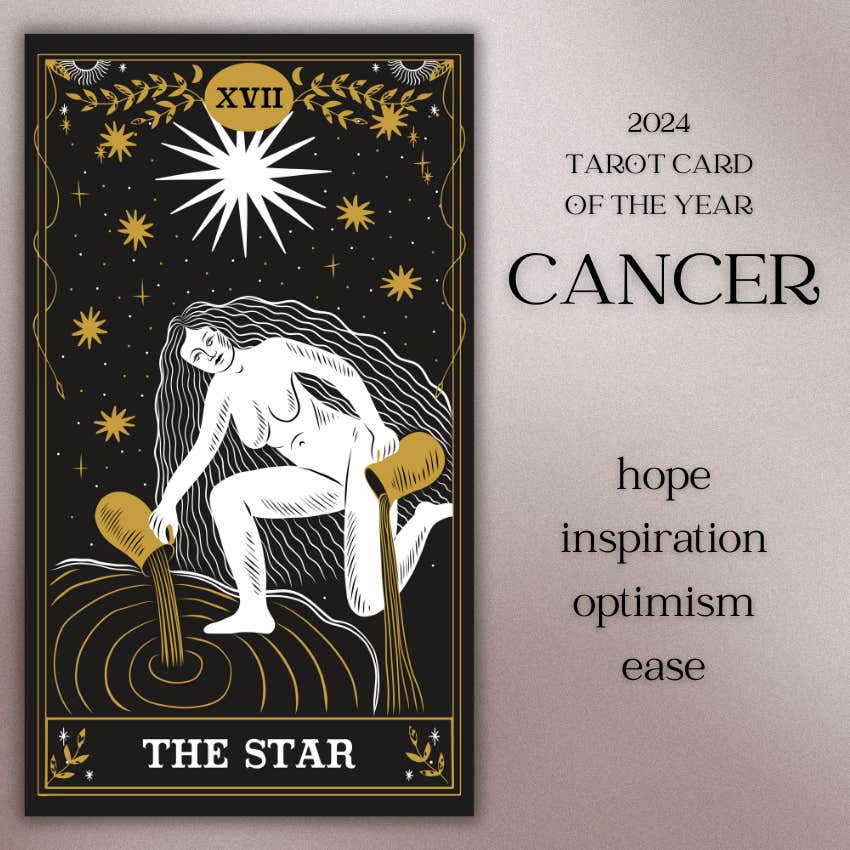 cancer 2024 tarot card of the year the star