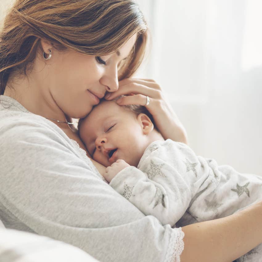 New Mom Feels Relieved After Hearing The Advice Her Mom Left On The Doorbell Camera