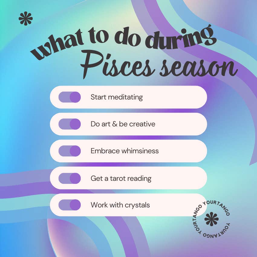 pisces season to-do list