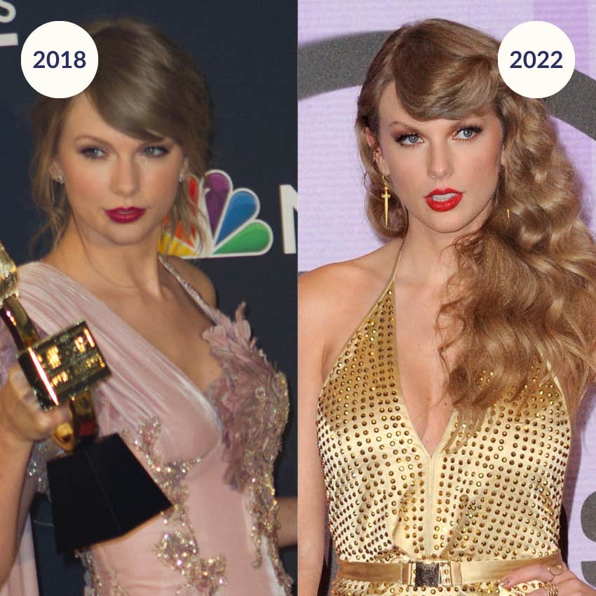 taylor swift boob job before and after 2018 - 2022