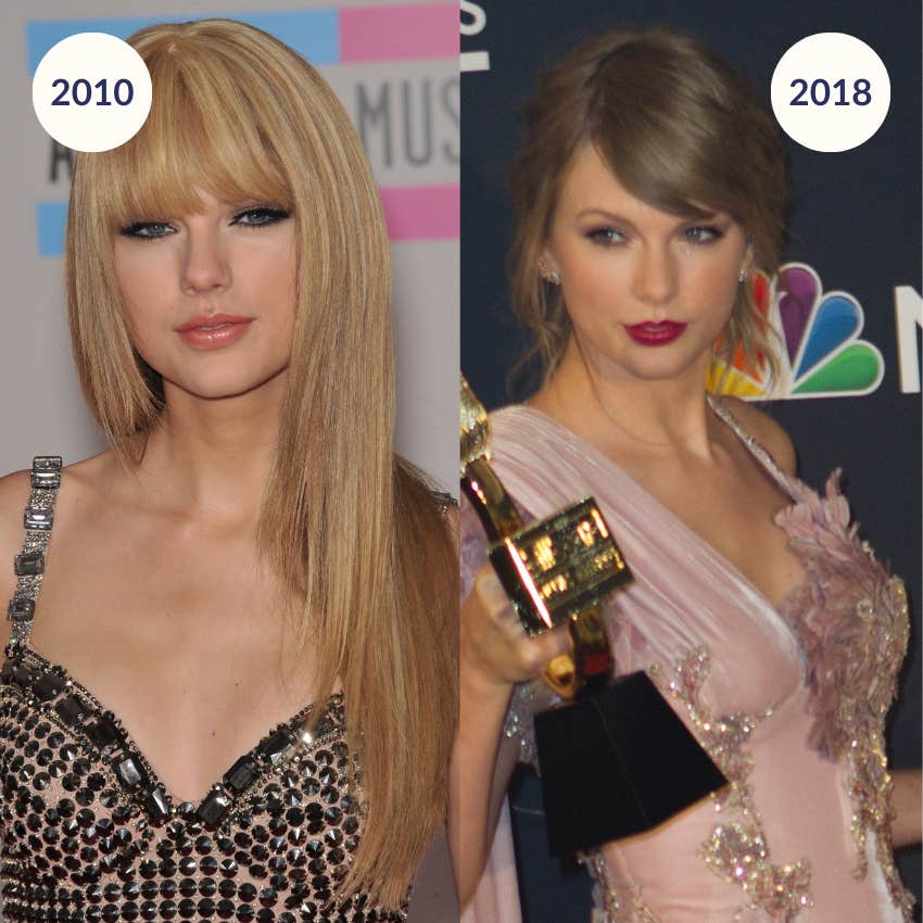 taylor swift boob job before and after 2010 - 2018