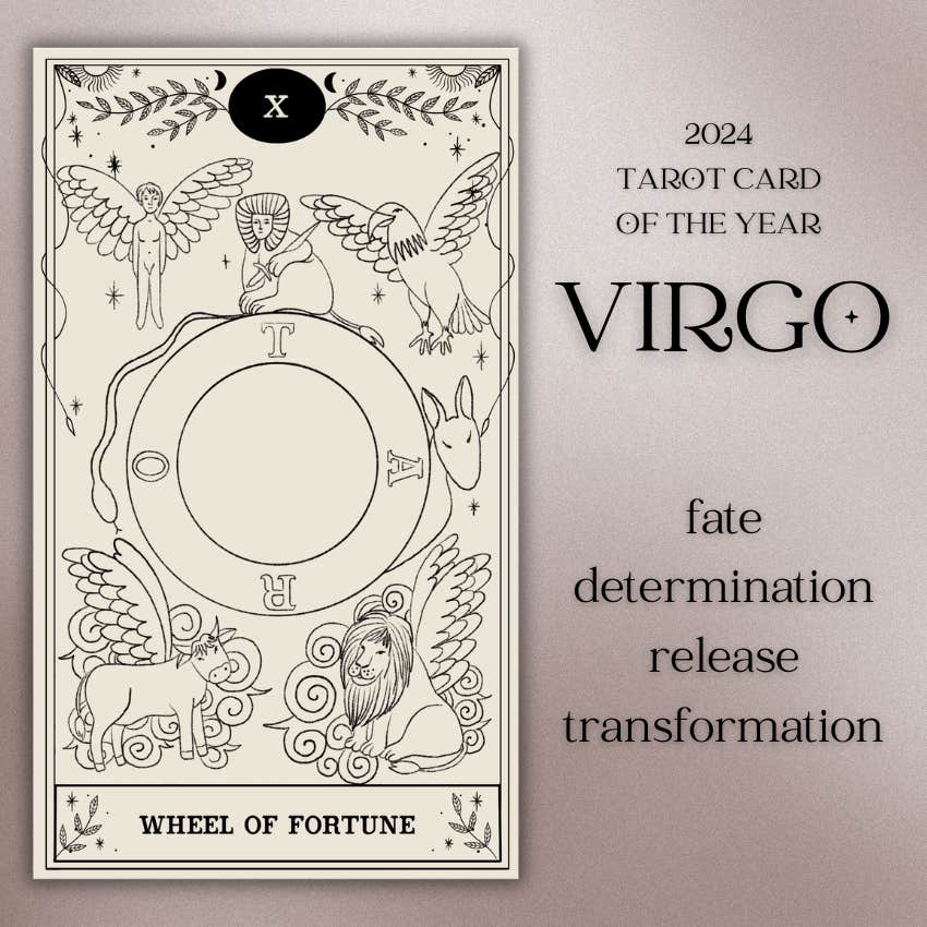 virgo 2024 tarot card of the year wheel of fortune