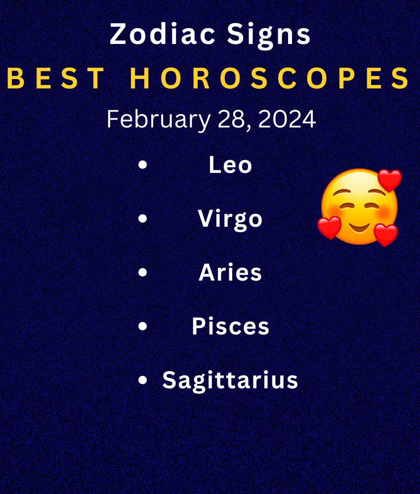 5 знаков зодиака имеют красивые гороскопы на 28 февраля 2024 года