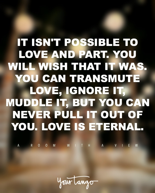 EM Forster romantic love quote