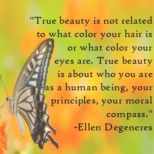 Ellen Degeneres self-esteem body quotes