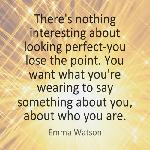 Emma Watson self-esteem body quotes