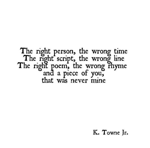 K. Towne Jr Instagram love poems