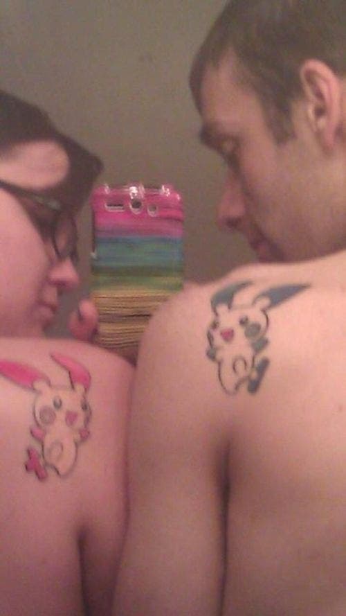 matching couples tattoos