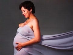 beautiful pregnant woman