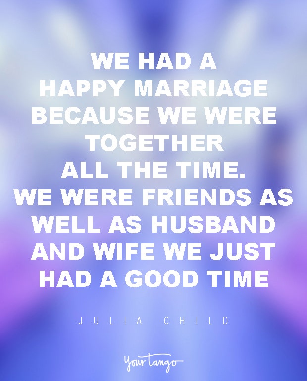 Julia Child marriage quote