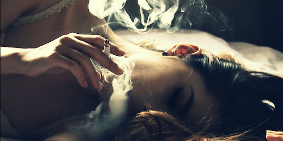 smoking girl smoking girl