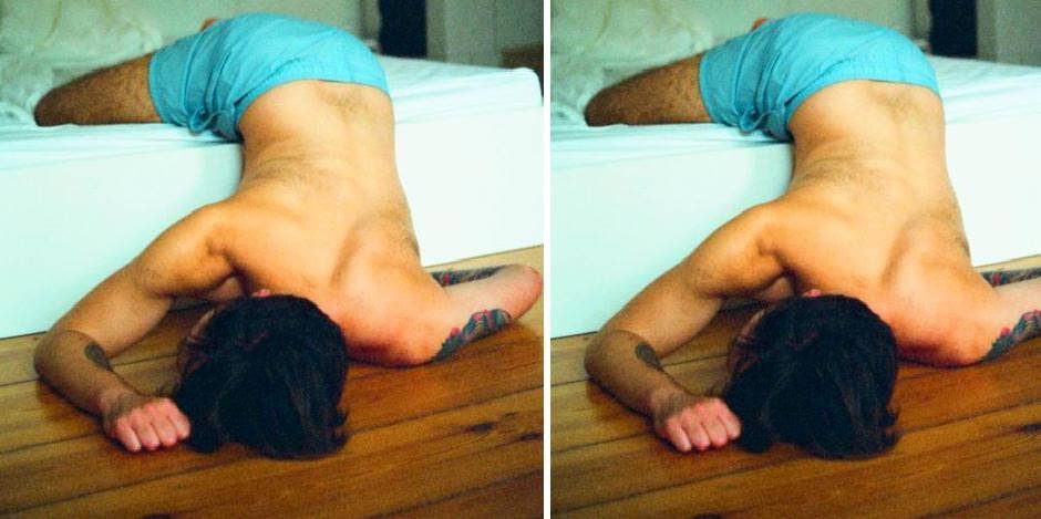He secretly hates this in bed. He secretly hates this in bed.