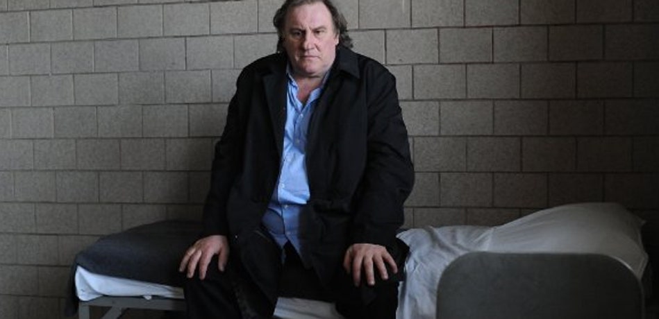 Gerard Depardieu Sitting In Bed