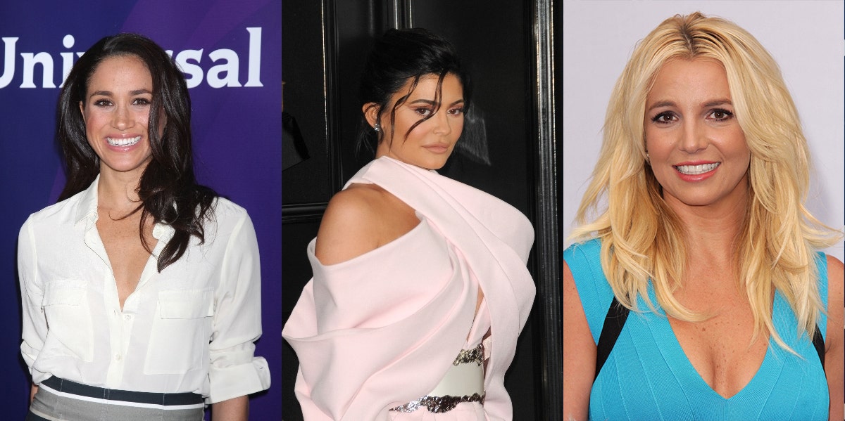 Meghan Markle, Kylie Jenner, Britney Spears